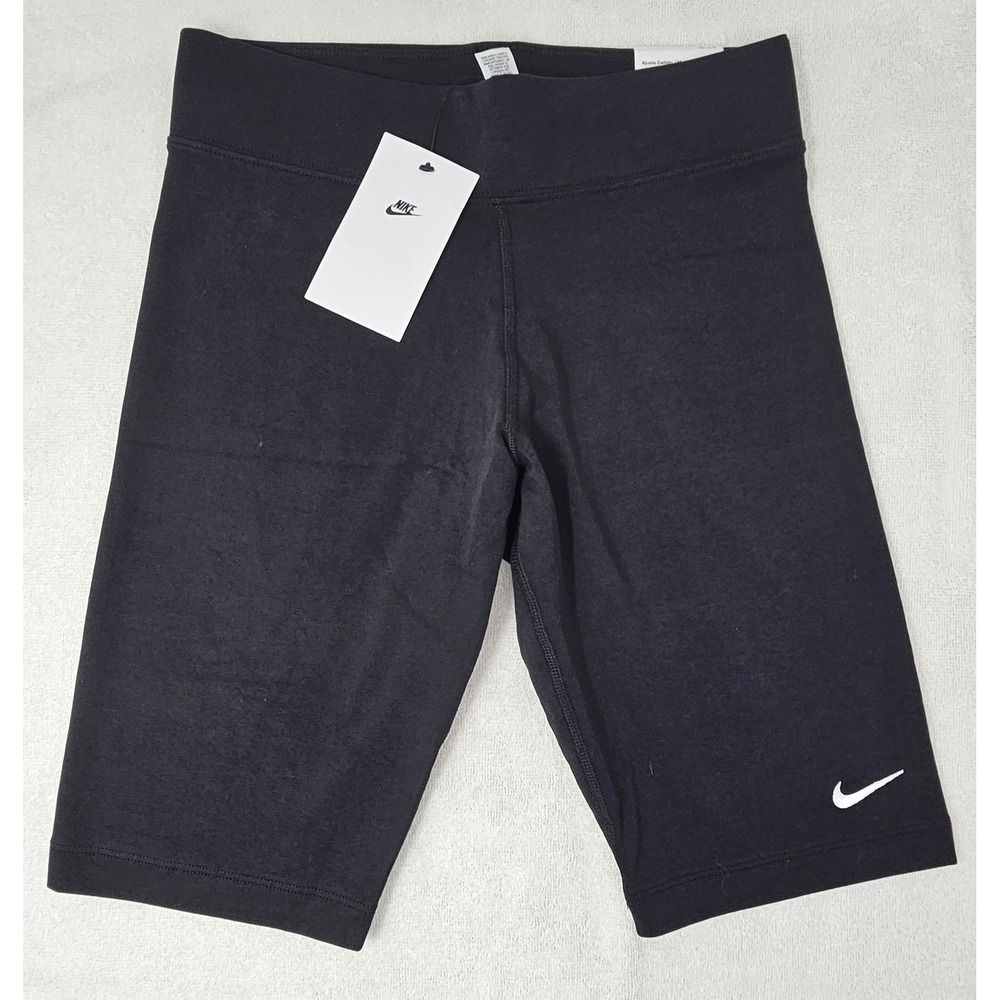 Nike Women's Tight Fit Mid Rise Biker Shorts, Black, Size Small, CZ8526, NWT